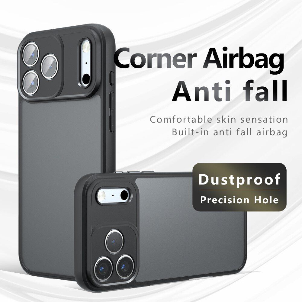 Захисний чохол Deexe Matte Skin для iPhone 18 Pro - Transparent / Black. Фото 3 Захисний чохол Deexe Matte Skin для iPhone 18 Pro - Transparent / Black (423615H). Фото 3 з 12
