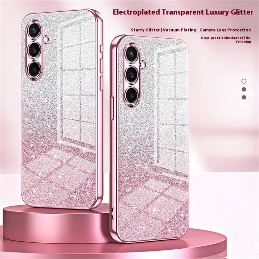 Защитный чехол Deexe Sparkles Cover для Samsung Galaxy S26 - Pink. Фото 3 Защитный чехол Deexe Sparkles Cover для Samsung Galaxy S26 - Pink (404247P). Фото 3 из 7