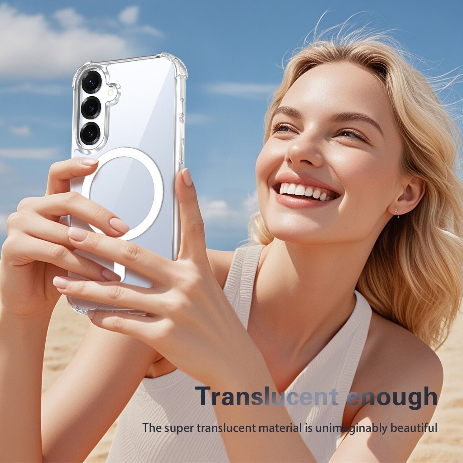 Защитный чехол UniCase AirBag Flow MagSafe для Samsung Galaxy S25 (S931) / Galaxy S24 (S921) - Transparent. Фото 13 Защитный чехол UniCase AirBag Flow MagSafe для Samsung Galaxy S25 (S931) / Galaxy S24 (S921) - Transparent (375380T). Фото 13 из 14