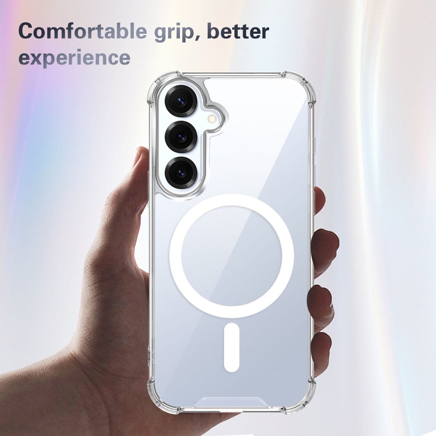 Защитный чехол UniCase AirBag Flow MagSafe для Samsung Galaxy S25 (S931) / Galaxy S24 (S921) - Transparent. Фото 5 Защитный чехол UniCase AirBag Flow MagSafe для Samsung Galaxy S25 (S931) / Galaxy S24 (S921) - Transparent (375380T). Фото 5 из 14