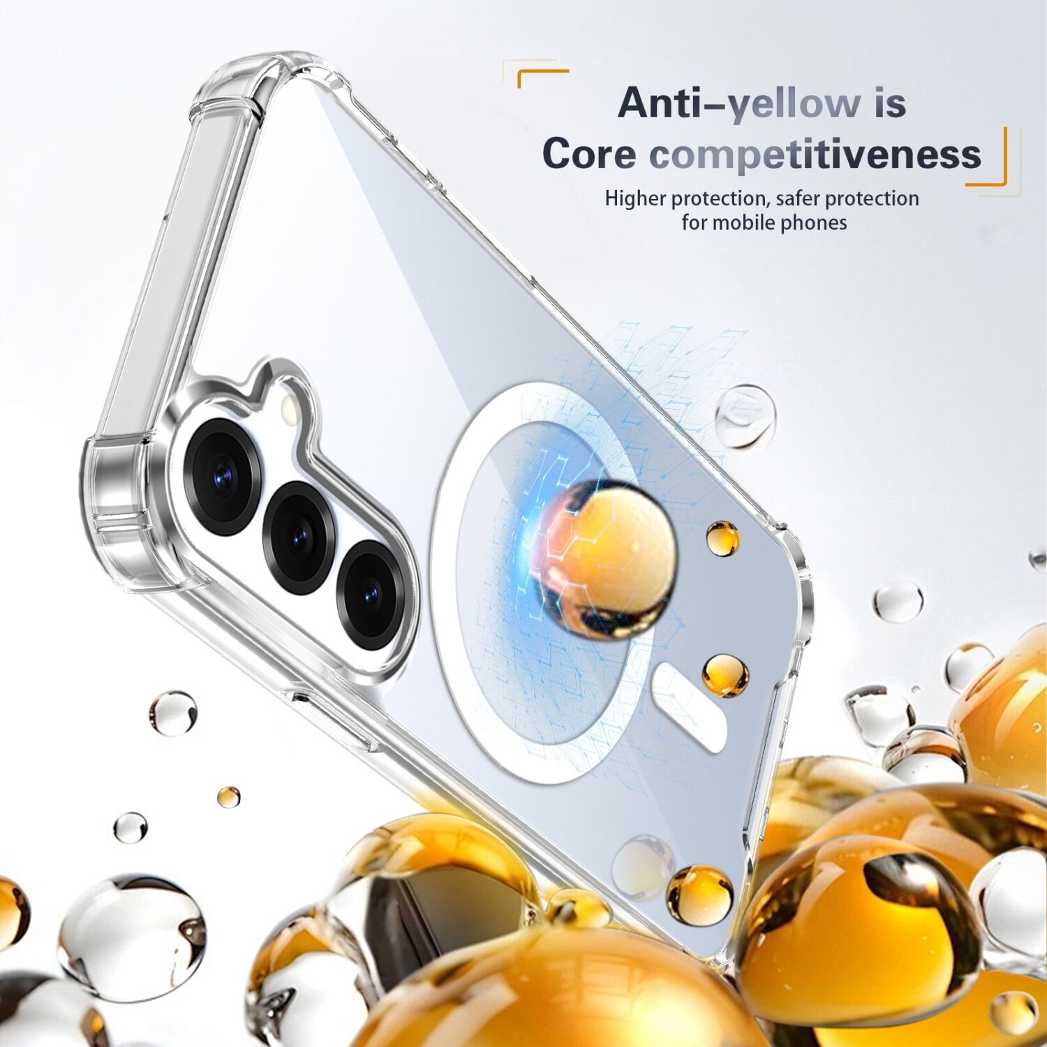 Защитный чехол UniCase AirBag Flow MagSafe для Samsung Galaxy S25 (S931) / Galaxy S24 (S921) - Transparent. Фото 12 Защитный чехол UniCase AirBag Flow MagSafe для Samsung Galaxy S25 (S931) / Galaxy S24 (S921) - Transparent (375380T). Фото 12 из 14