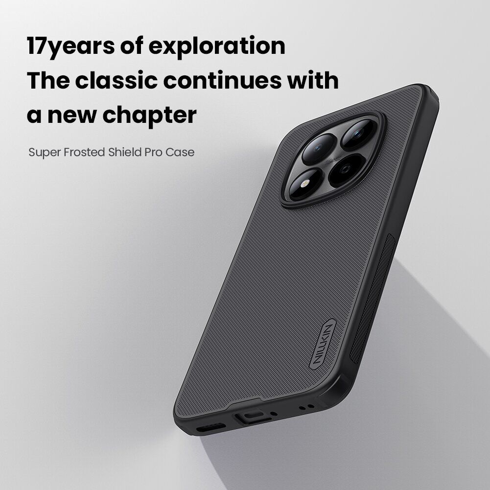 Захисний (PC+TPU) чохол NILLKIN Frosted Shield Pro для Xiaomi Redmi Note 15 Pro 5G - Black. Фото 6 Захисний (PC+TPU) чохол NILLKIN Frosted Shield Pro для Xiaomi Redmi Note 15 Pro 5G - Black (405014B). Фото 6 з 18