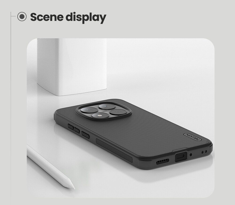 Захисний (PC+TPU) чохол NILLKIN Frosted Shield Pro для Xiaomi Redmi Note 15 Pro 5G - Black. Фото 17 Захисний (PC+TPU) чохол NILLKIN Frosted Shield Pro для Xiaomi Redmi Note 15 Pro 5G - Black (405014B). Фото 17 з 18