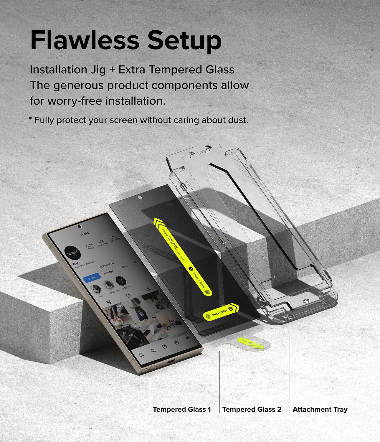 Комплект захисних стекол (2шт) Ringke Easy Slide Privacy для Samsung Galaxy S24 Ultra (S928) 8809961785436. Фото 6 Комплект захисних стекол (2шт) Ringke Easy Slide Privacy для Samsung Galaxy S24 Ultra (S928) 8809961785436 (375851). Фото 6 з 18
