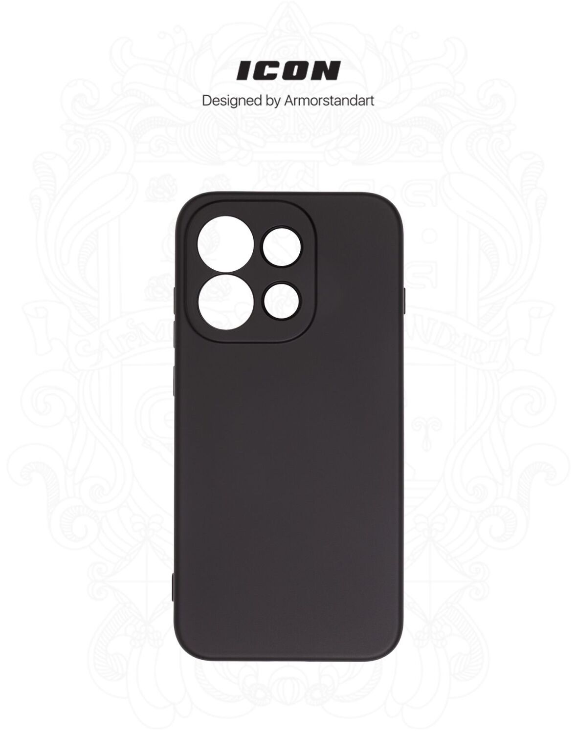 Захисний чохол ArmorStandart ICON Case для OPPO Reno 16 Pro - Black. Фото 3 Захисний чохол ArmorStandart ICON Case для OPPO Reno 16 Pro - Black (413618B). Фото 3 з 7