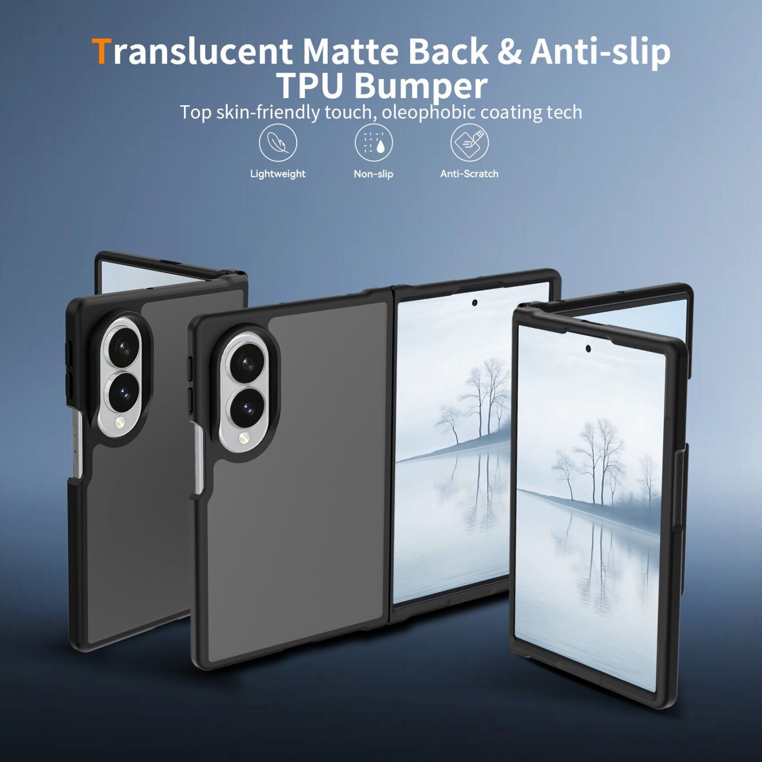 Захисний чохол Deexe Velvet Frame (FF) для Samsung Galaxy Fold 8 - Grey. Фото 2 Захисний чохол Deexe Velvet Frame (FF) для Samsung Galaxy Fold 8 - Grey (424514H). Фото 2 з 8