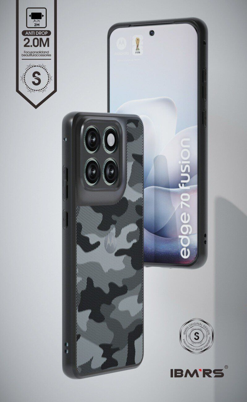 Защитный чехол IBMRS Military для Motorola Edge 70 Fusion - Artistic Camouflage. Фото 2 Защитный чехол IBMRS Military для Motorola Edge 70 Fusion - Artistic Camouflage (409545A). Фото 2 из 7