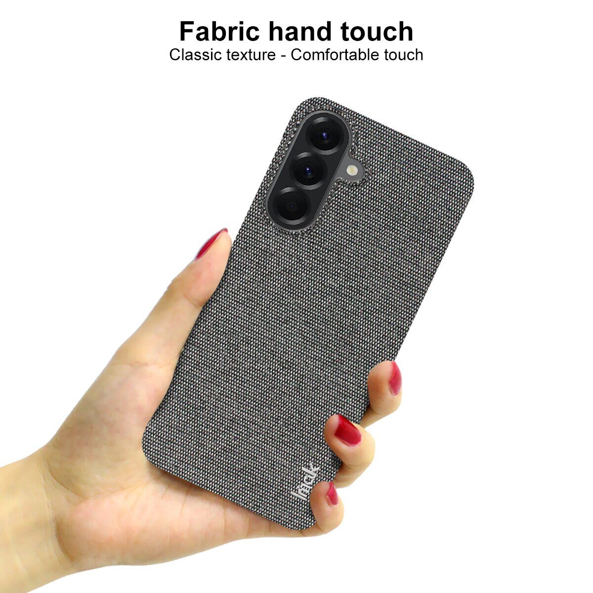 Захисний чохол IMAK Fabric Case для Samsung Galaxy A37 (A376) - Black. Фото 5 Захисний чохол IMAK Fabric Case для Samsung Galaxy A37 (A376) - Black (406025B). Фото 5 з 8