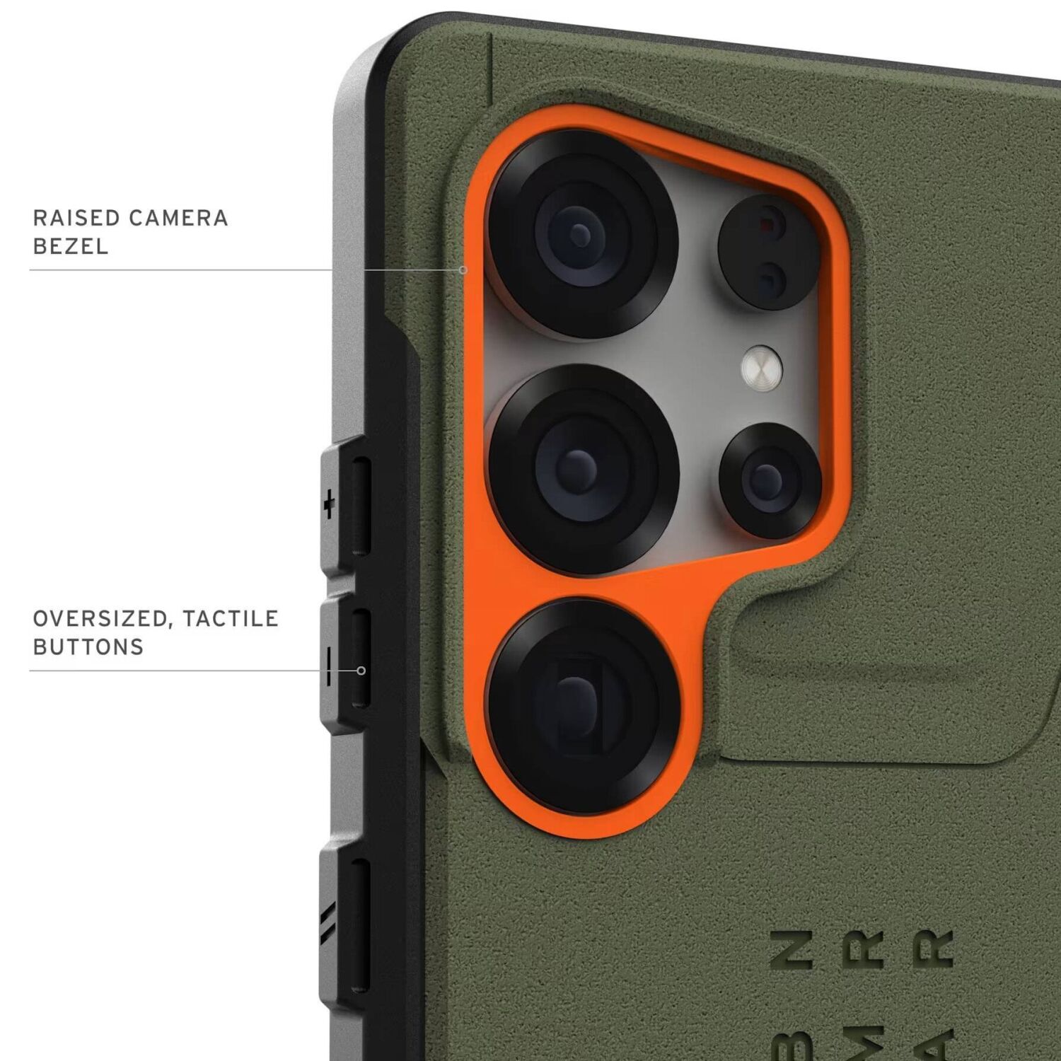 Защитный чехол URBAN ARMOR GEAR Civilian Pro для Samsung Galaxy S25 Ultra (S938) 214473117297 - Olive Drab / Orange. Фото 4 Защитный чехол URBAN ARMOR GEAR Civilian Pro для Samsung Galaxy S25 Ultra (S938) 214473117297 - Olive Drab / Orange (379552O). Фото 4 из 6