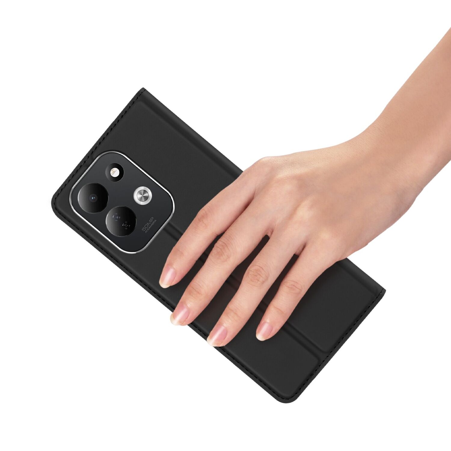 Чохол-книжка DUX DUCIS Skin Pro для Xiaomi Redmi 17 - Black. Фото 6 Чохол-книжка DUX DUCIS Skin Pro для Xiaomi Redmi 17 - Black (429033B). Фото 6 з 9