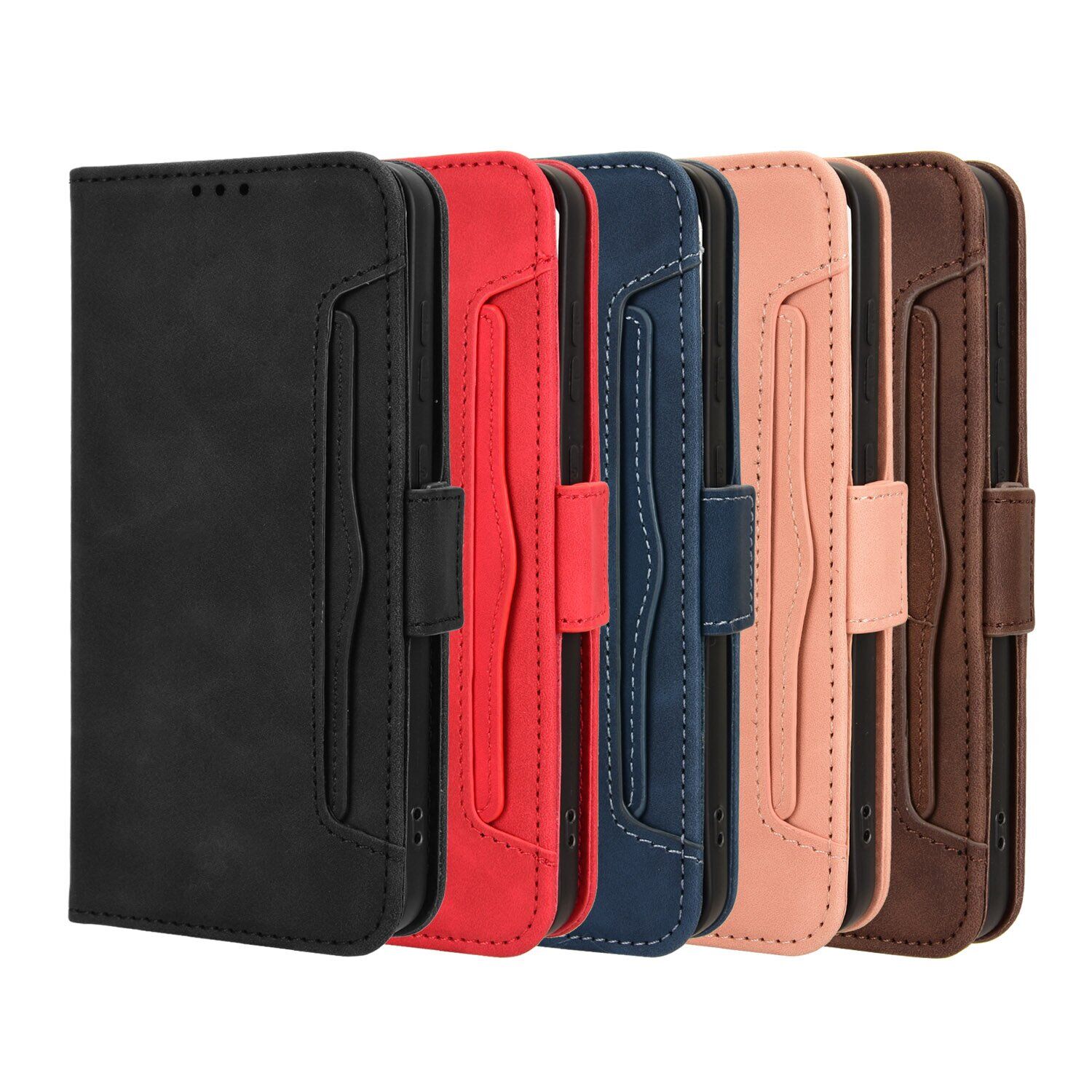 Чехол-книжка с кармашками Deexe Wallet Stand для Samsung Galaxy S26 FE - Black. Фото 9 Чехол-книжка с кармашками Deexe Wallet Stand для Samsung Galaxy S26 FE - Black (412778B). Фото 9 из 15