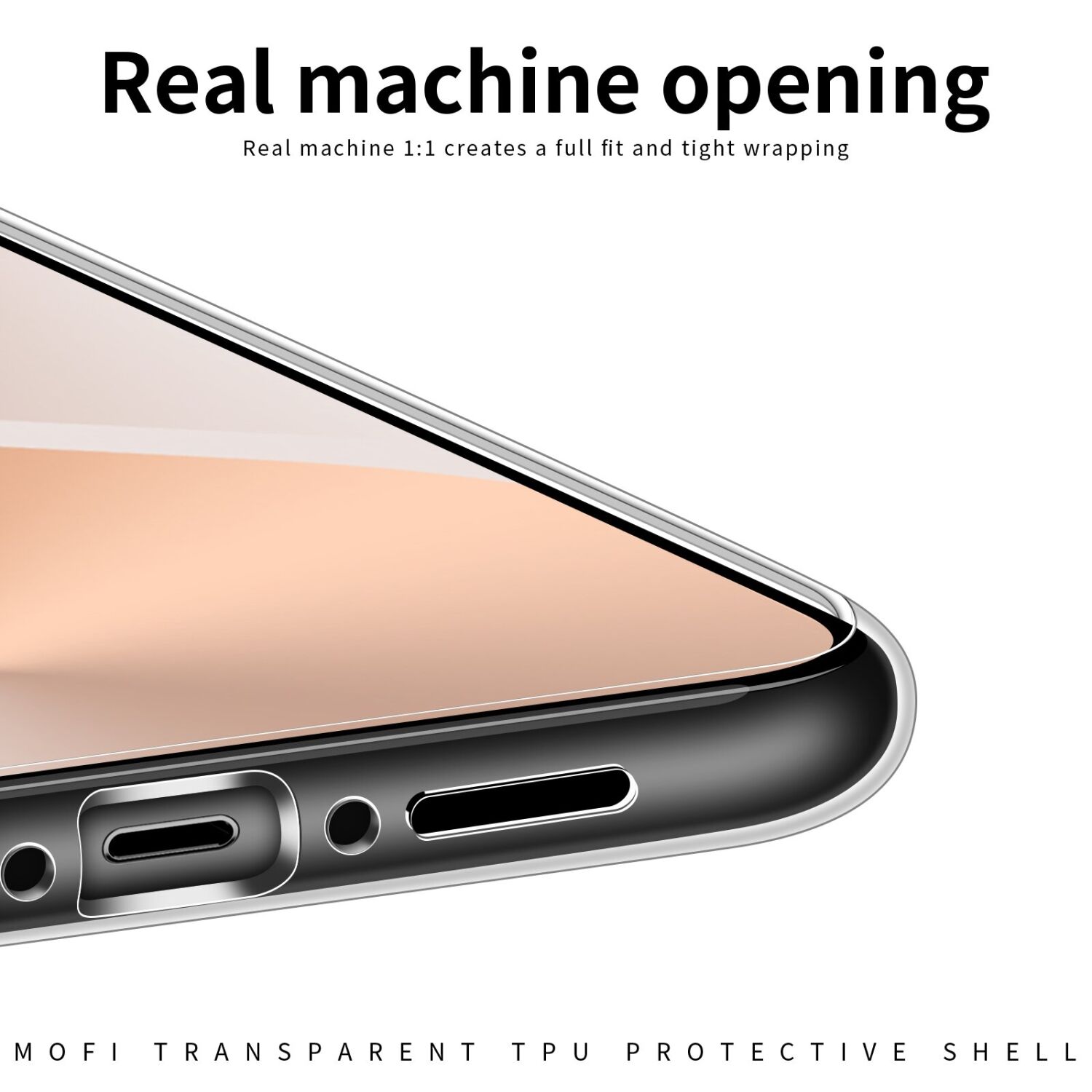 Силіконовий (TPU) чохол MOFI Thin Guard для Samsung Galaxy A37 (A376) - Transparent. Фото 6 Силіконовий (TPU) чохол MOFI Thin Guard для Samsung Galaxy A37 (A376) - Transparent (406038T). Фото 6 з 8