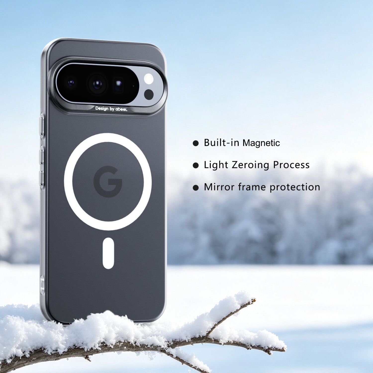 Захисний чохол ABEEL Aero Mag для Google Pixel 10 Pro XL - Black. Фото 2 Захисний чохол ABEEL Aero Mag для Google Pixel 10 Pro XL - Black (384782B). Фото 2 з 6