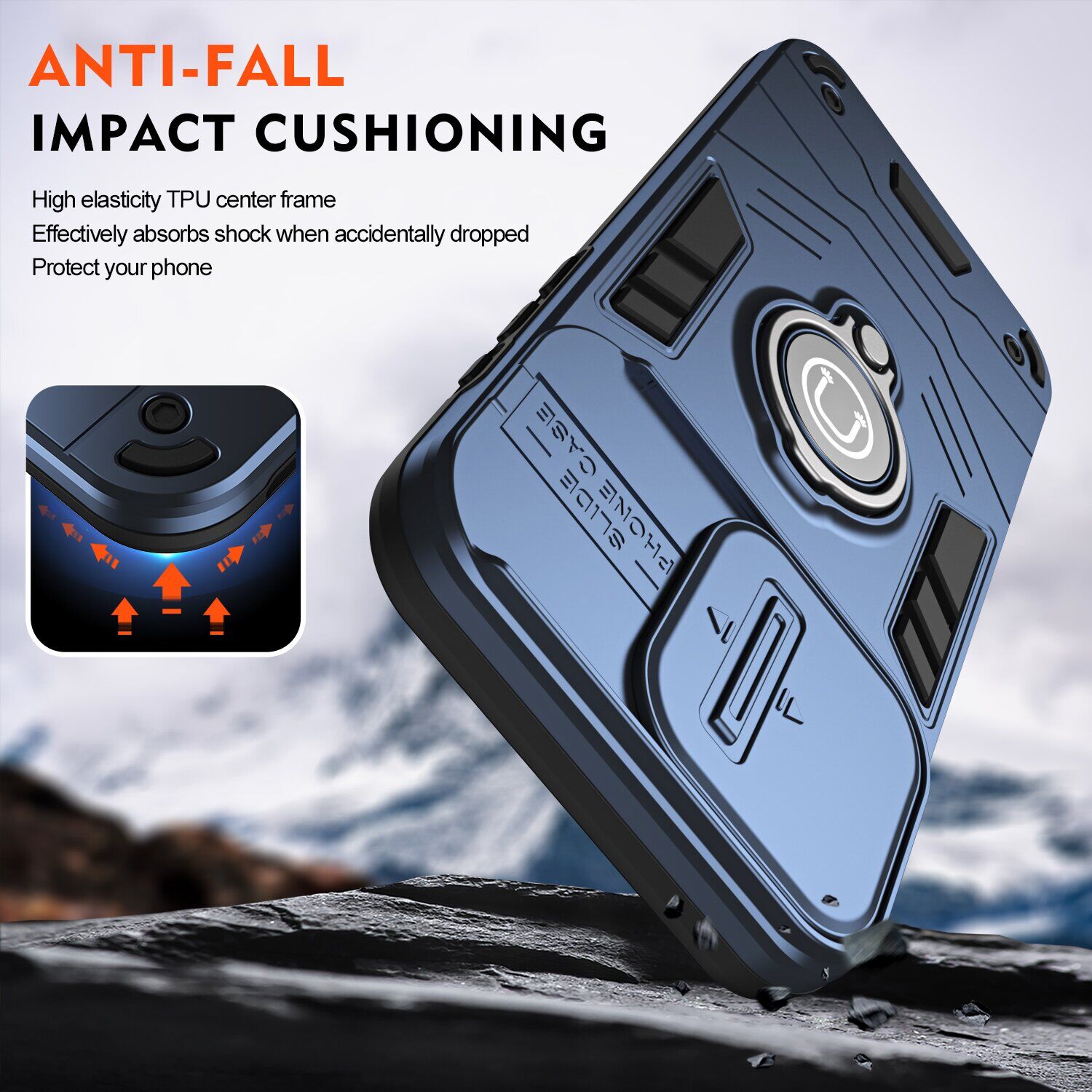 Защитный чехол Deexe Armor MagShield для Realme 16 Pro - Grey. Фото 5 Защитный чехол Deexe Armor MagShield для Realme 16 Pro - Grey (428015H). Фото 5 из 7