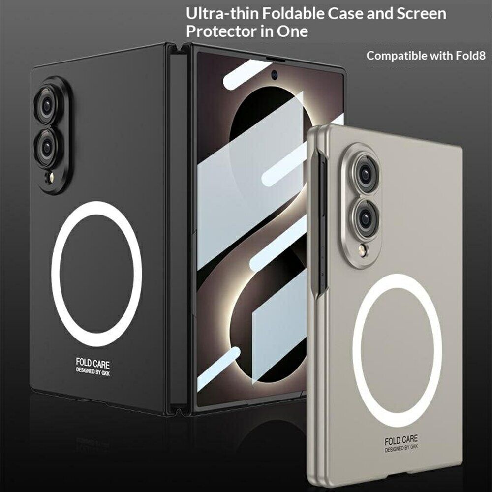 Защитный чехол GKK Super Slim MagSafe для Samsung Galaxy Fold 8 - Silver. Фото 2 Защитный чехол GKK Super Slim MagSafe для Samsung Galaxy Fold 8 - Silver (424551S). Фото 2 из 7