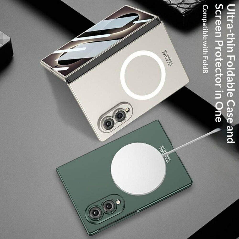 Защитный чехол GKK Super Slim MagSafe для Samsung Galaxy Fold 8 - Silver. Фото 4 Защитный чехол GKK Super Slim MagSafe для Samsung Galaxy Fold 8 - Silver (424551S). Фото 4 из 7