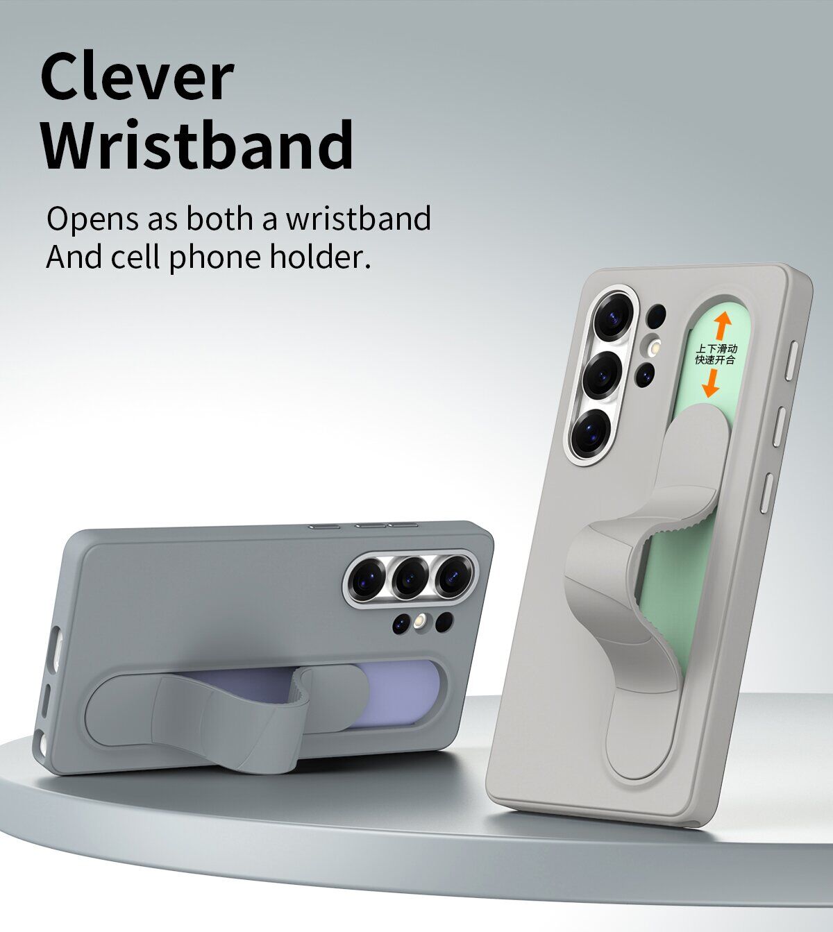 Захисний чохол Reframe Standing Grip для Samsung Galaxy S23 Ultra (S918) - Dark Grey. Фото 4 Захисний чохол Reframe Standing Grip для Samsung Galaxy S23 Ultra (S918) - Dark Grey (321089DH). Фото 4 з 13