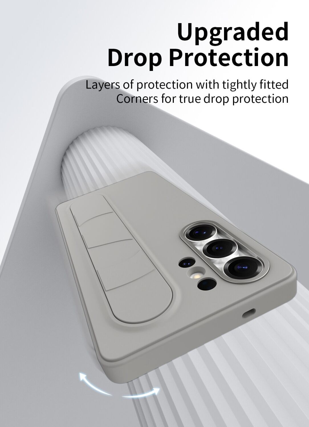 Захисний чохол Reframe Standing Grip для Samsung Galaxy S23 Ultra (S918) - Dark Grey. Фото 8 Захисний чохол Reframe Standing Grip для Samsung Galaxy S23 Ultra (S918) - Dark Grey (321089DH). Фото 8 з 13