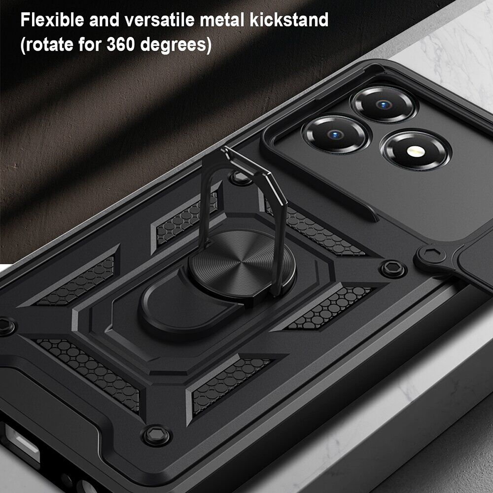 Чохол із захистом камери Deexe Armor Shield для ZTE Blade A36 - Red. Фото 8 Чохол із захистом камери Deexe Armor Shield для ZTE Blade A36 - Red (402516R). Фото 8 з 9