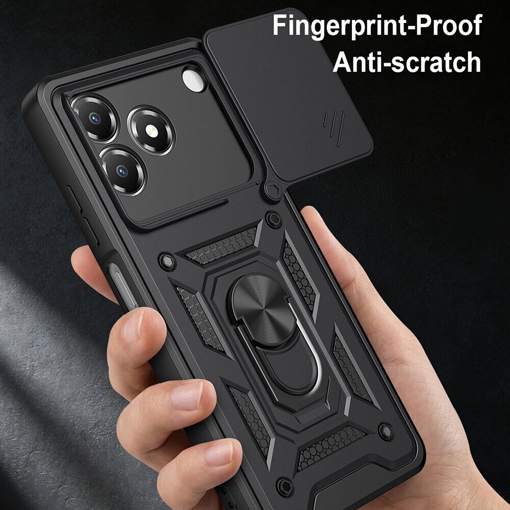 Чохол із захистом камери Deexe Armor Shield для ZTE Blade A36 - Red. Фото 7 Чохол із захистом камери Deexe Armor Shield для ZTE Blade A36 - Red (402516R). Фото 7 з 9