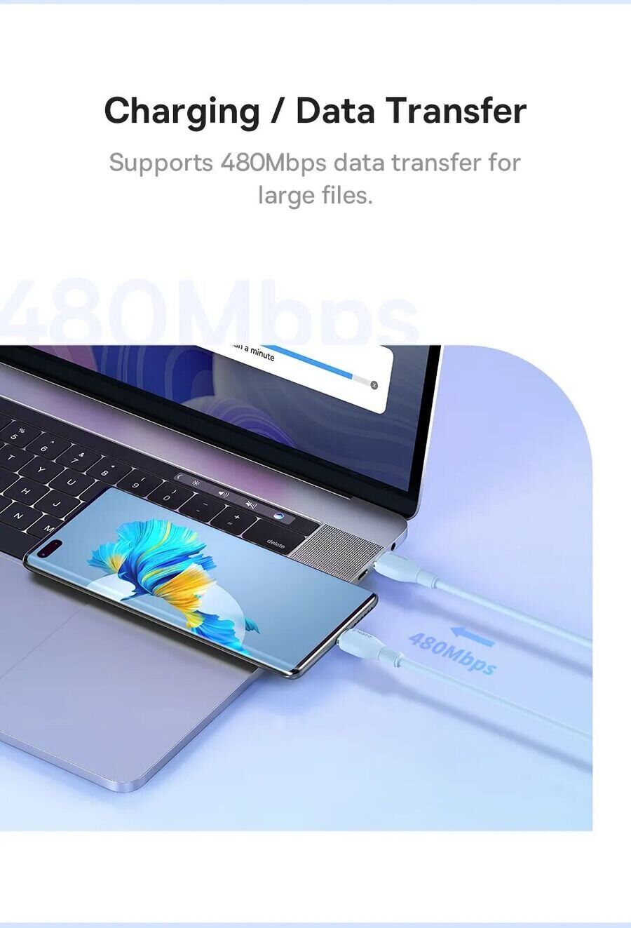 Кабель Baseus Pudding Series Type-C to Type-C (100W, 2m) P10355702111-01 - Black. Фото 16 Кабель Baseus Pudding Series Type-C to Type-C (100W, 2m) P10355702111-01 - Black (896189B). Фото 16 з 26