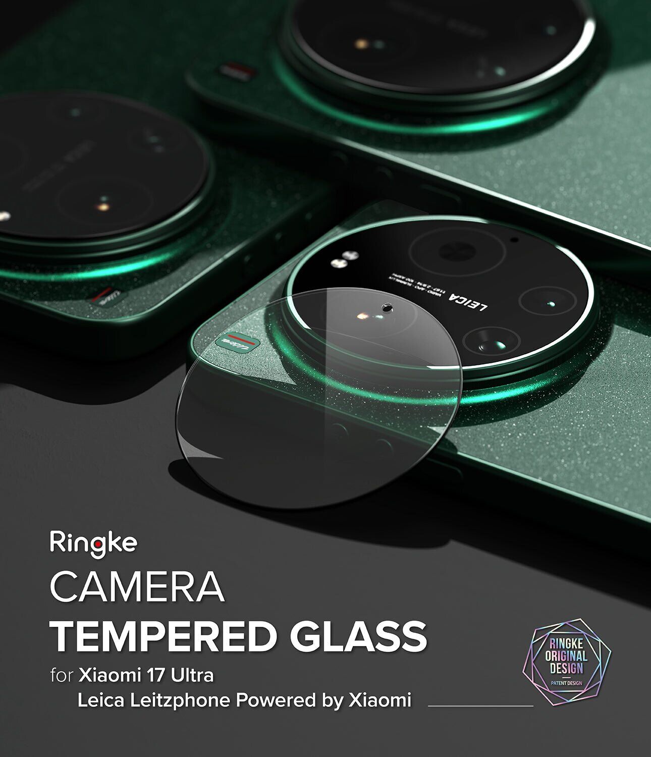 Комплект защитных стекол Ringke Camera Tempered Glass для Xiaomi 17 Ultra (8800328819016). Фото 2 Комплект защитных стекол Ringke Camera Tempered Glass для Xiaomi 17 Ultra (8800328819016) (407551). Фото 2 из 13