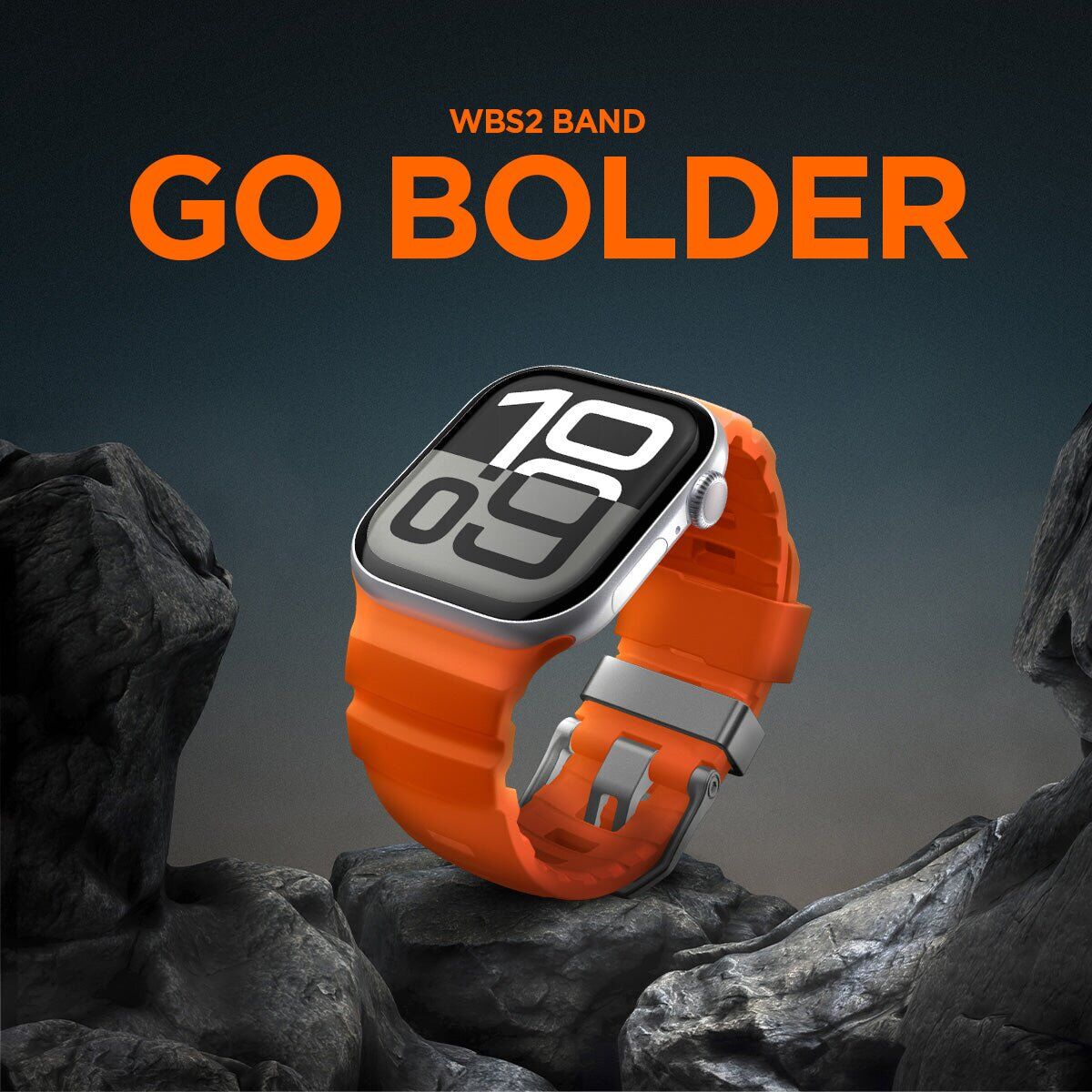 Ремешок Spigen WBS2 Band для Apple Watch 46 / 45 / 44 / SE 44 / 42 (Series 1-3) / Ultra / Ultra 2 / Ultra 3 (AMP10509) - Orange. Фото 12 Ремешок Spigen WBS2 Band для Apple Watch 46 / 45 / 44 / SE 44 / 42 (Series 1-3) / Ultra / Ultra 2 / Ultra 3 (AMP10509) - Orange (371849O). Фото 12 из 17