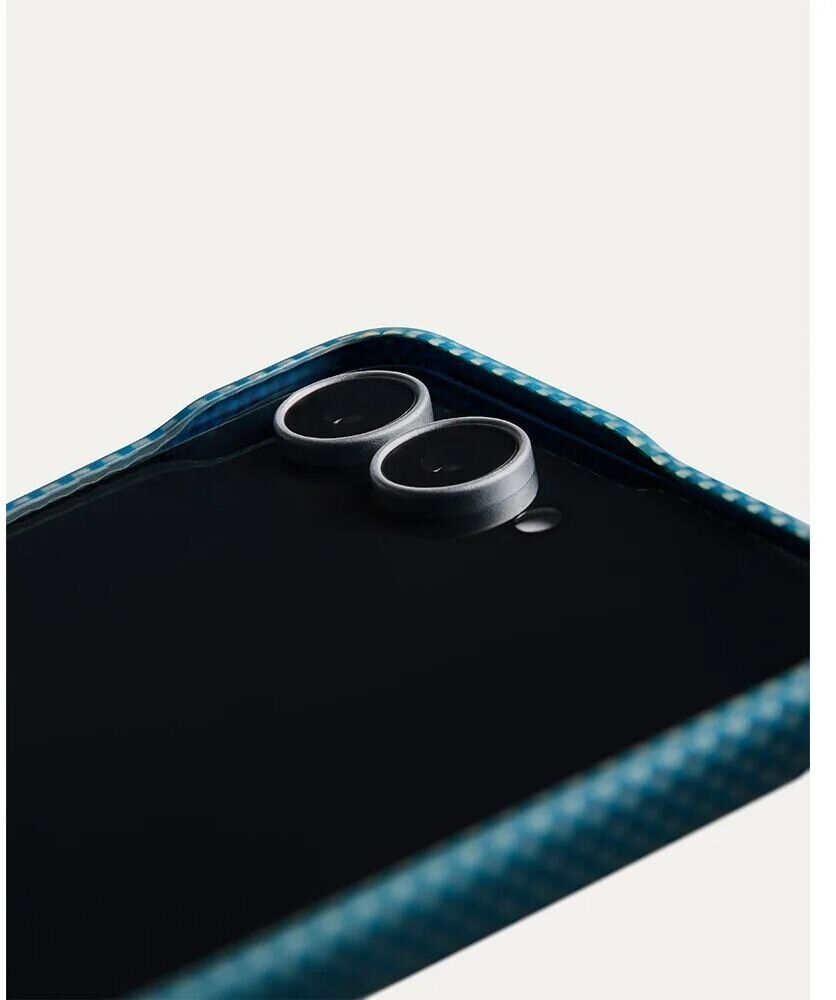 Ультратонкий чехол Pitaka Edge Case California Dream (FF) для Samsung Galaxy Flip 8 (FSFLIP8) - Cyan / Orange. Фото 13 Ультратонкий чехол Pitaka Edge Case California Dream (FF) для Samsung Galaxy Flip 8 (FSFLIP8) - Cyan / Orange (423565CO). Фото 13 из 14