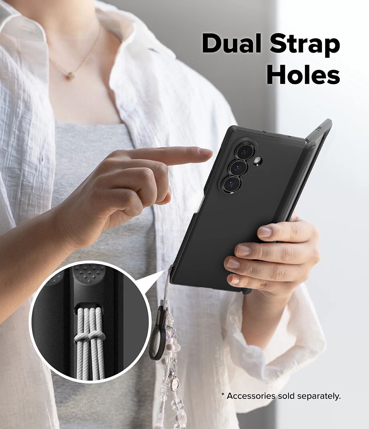 Защитный чехол Ringke Onyx Flap для Samsung Galaxy Fold 8 Ultra (8800380460430) - Black. Фото 11 Защитный чехол Ringke Onyx Flap для Samsung Galaxy Fold 8 Ultra (8800380460430) - Black (424106B). Фото 11 из 20