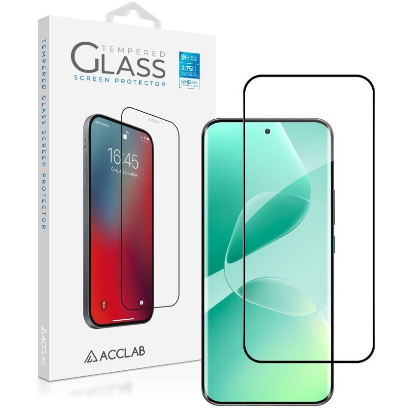 Захисне скло ACCLAB Full Glue для Infinix Hot 60 Pro Plus - Black