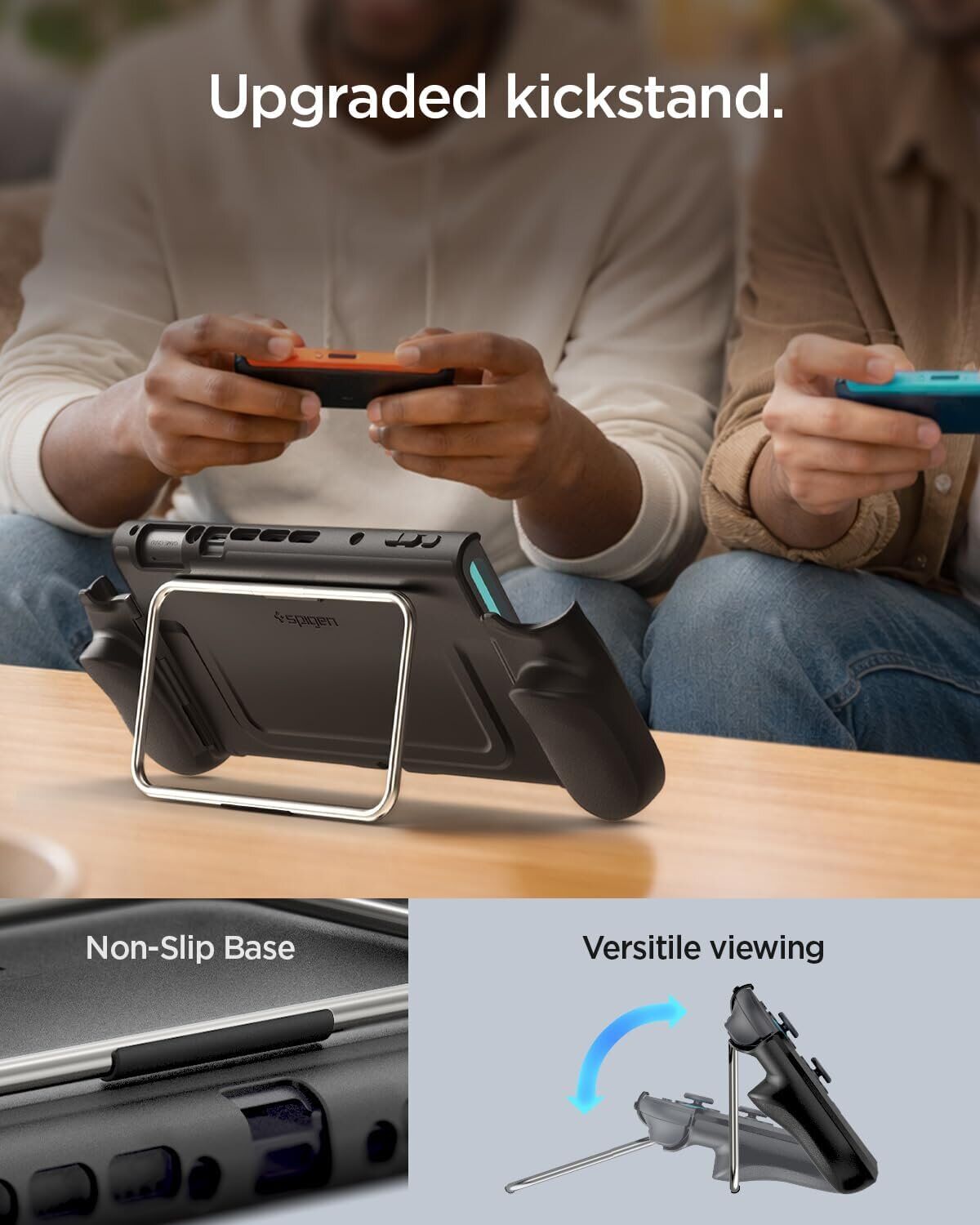 Защитный чехол Spigen Dual Grip Pro для Nintendo Switch 2 - Black. Фото 9 Защитный чехол Spigen Dual Grip Pro для Nintendo Switch 2 - Black (384459B). Фото 9 из 13
