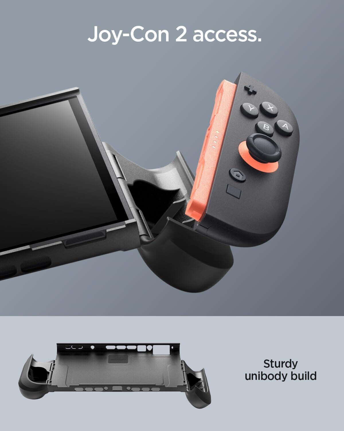 Защитный чехол Spigen Dual Grip Pro для Nintendo Switch 2 - Black. Фото 10 Защитный чехол Spigen Dual Grip Pro для Nintendo Switch 2 - Black (384459B). Фото 10 из 13