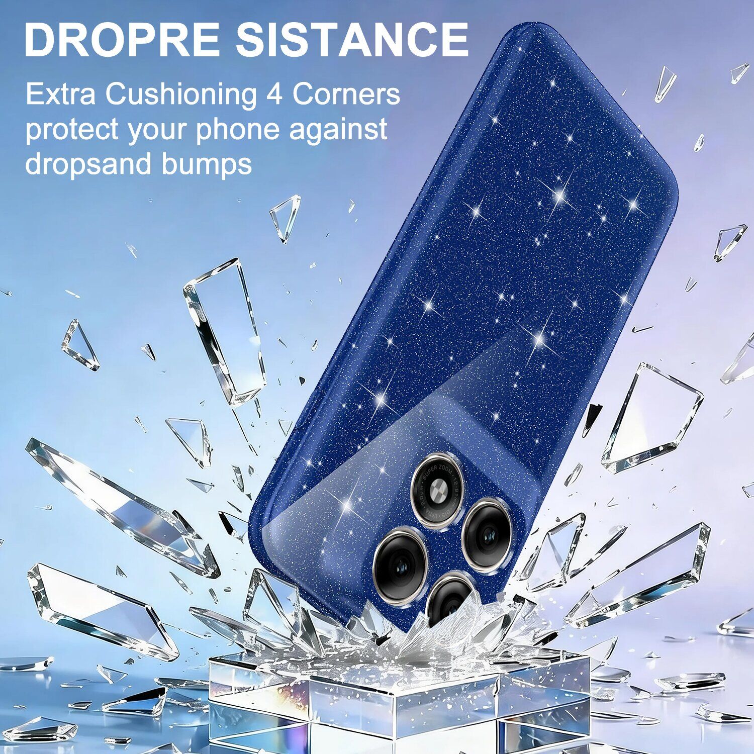 Защитный чехол Deexe Glitter Case with MagSafe для Motorola Edge 70 Pro - Black. Фото 6 Защитный чехол Deexe Glitter Case with MagSafe для Motorola Edge 70 Pro - Black (412025B). Фото 6 из 7