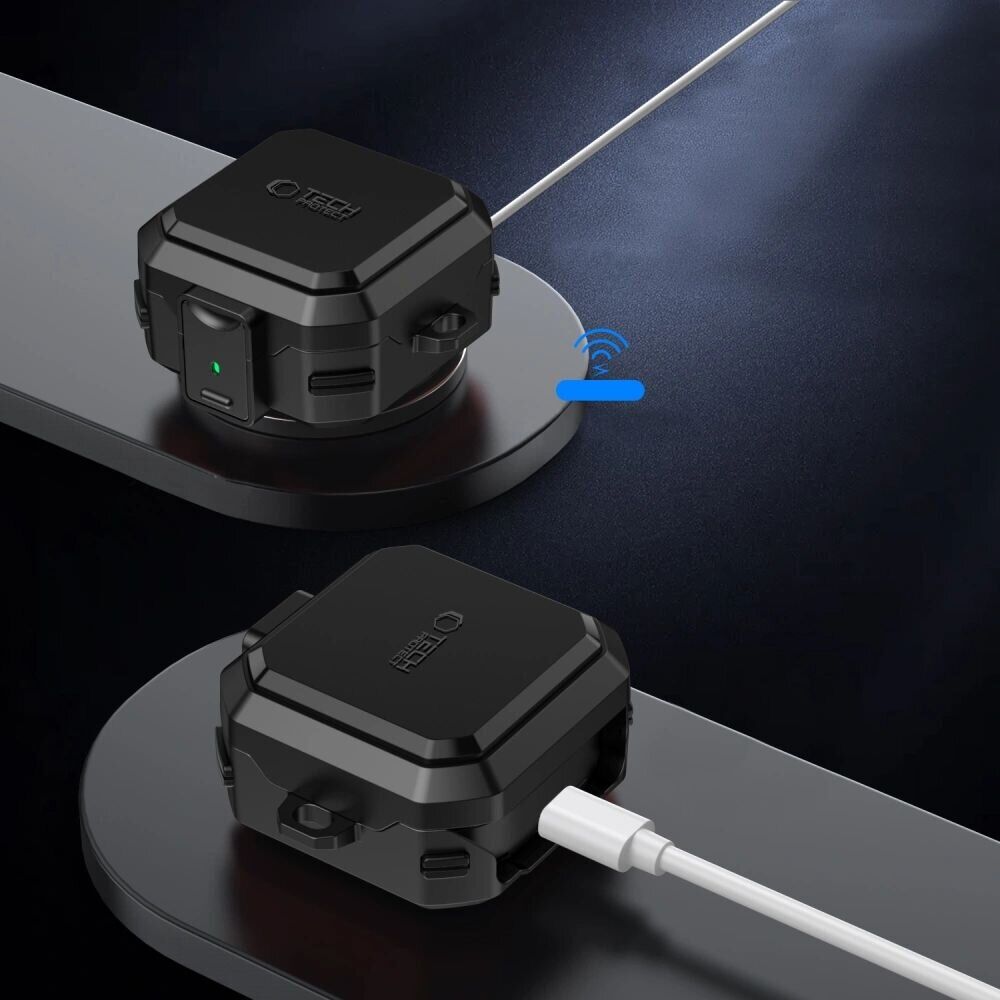 Защитный чехол Tech-Protect Carbonx MagSafe для Samsung Galaxy Buds 4 / Buds 4 Pro - Black. Фото 7 Защитный чехол Tech-Protect Carbonx MagSafe для Samsung Galaxy Buds 4 / Buds 4 Pro - Black (407423B). Фото 7 из 8