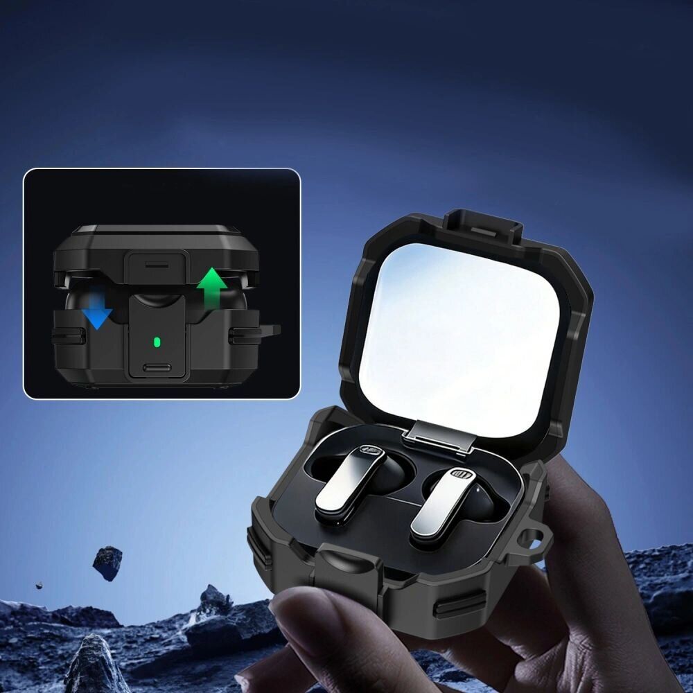 Защитный чехол Tech-Protect Carbonx MagSafe для Samsung Galaxy Buds 4 / Buds 4 Pro - Black. Фото 5 Защитный чехол Tech-Protect Carbonx MagSafe для Samsung Galaxy Buds 4 / Buds 4 Pro - Black (407423B). Фото 5 из 8
