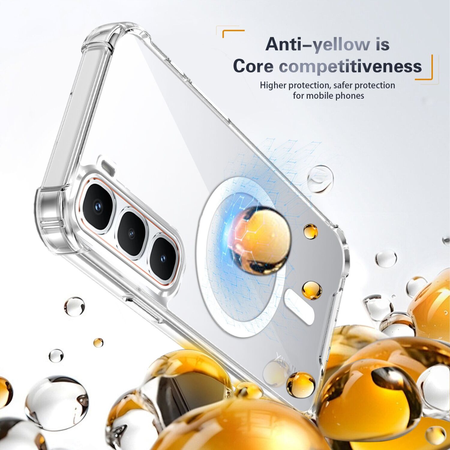 Захисний чохол UniCase AirBag MagSafe для Infinix Hot 60 Pro Plus / TECNO Spark 40 Pro Plus - Transparent. Фото 10 Захисний чохол UniCase AirBag MagSafe для Infinix Hot 60 Pro Plus / TECNO Spark 40 Pro Plus - Transparent (387926T). Фото 10 з 11