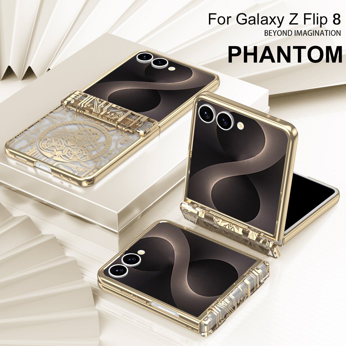 Защитный чехол UniCase Mechanical Legend для Samsung Galaxy Flip 8 - Black. Фото 4 Защитный чехол UniCase Mechanical Legend для Samsung Galaxy Flip 8 - Black (423510B). Фото 4 из 7