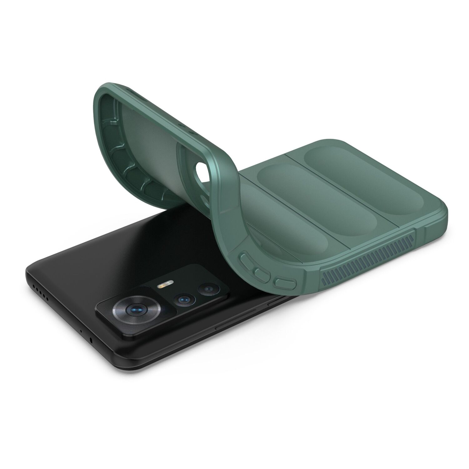 Силиконовый (TPU) чехол Deexe Terra Case для Xiaomi 12T - Green. Фото 4 Силиконовый (TPU) чехол Deexe Terra Case для Xiaomi 12T - Green (308536G). Фото 4 из 6
