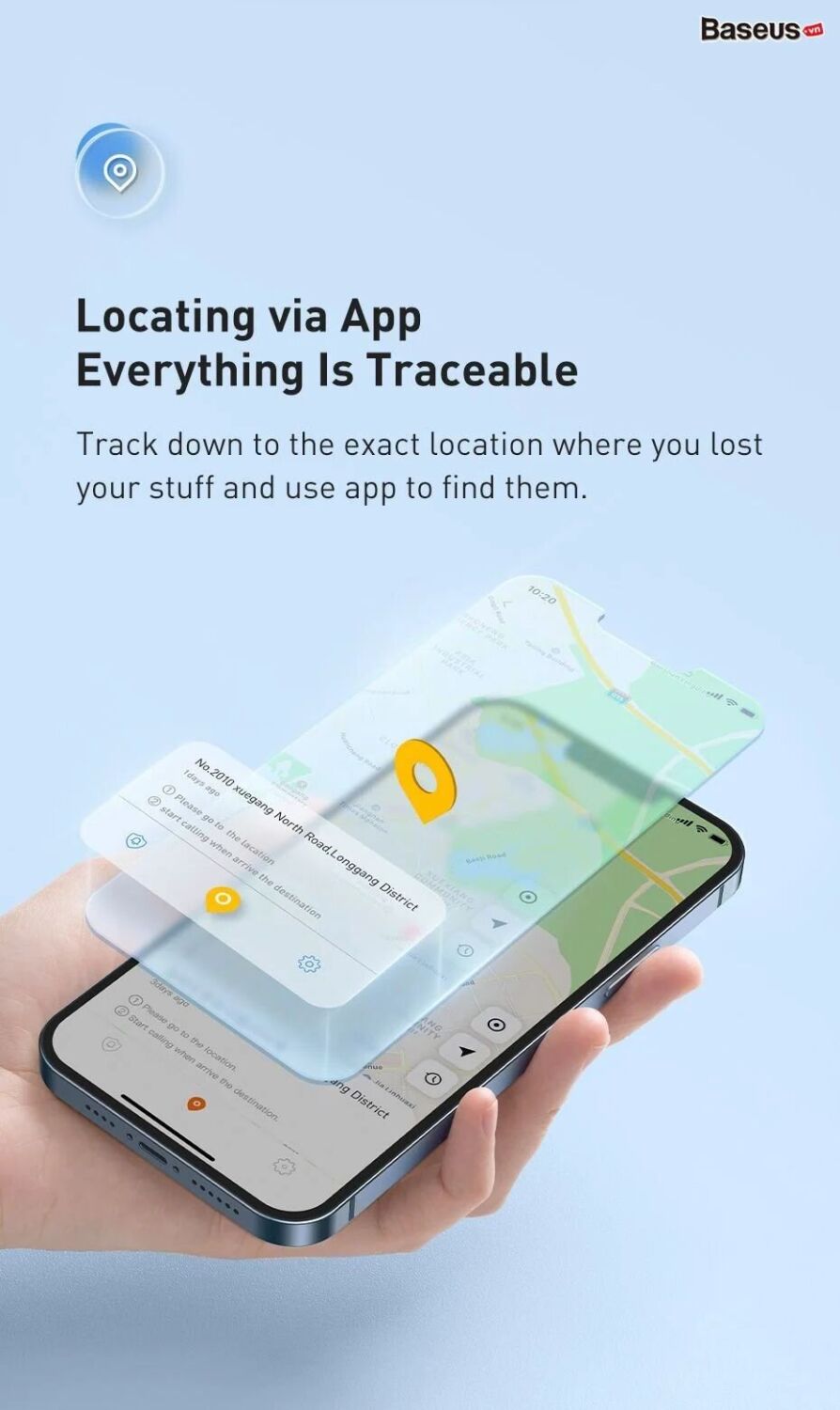 Трекер Baseus T2 Pro Smart Device Tracker (FMTP000002) - White. Фото 15 Трекер Baseus T2 Pro Smart Device Tracker (FMTP000002) - White (996104W). Фото 15 з 24