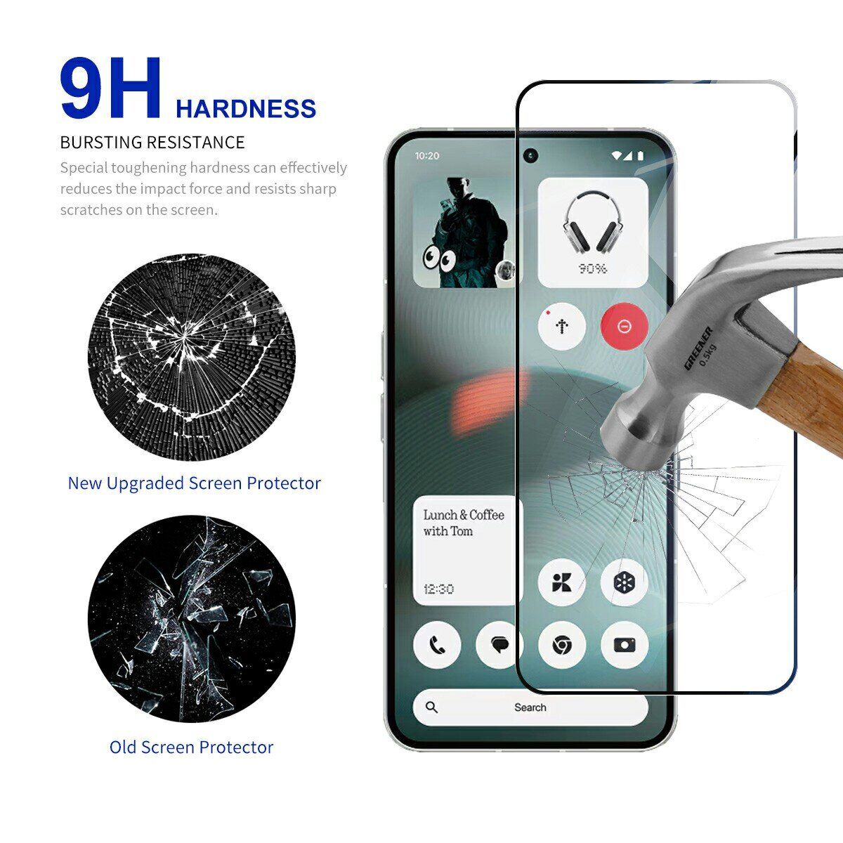 Захисне скло RURIHAI Full Glue Screen Protect для Nothing Phone (3a) Lite - Black. Фото 3 Захисне скло RURIHAI Full Glue Screen Protect для Nothing Phone (3a) Lite - Black (405417B). Фото 3 з 7