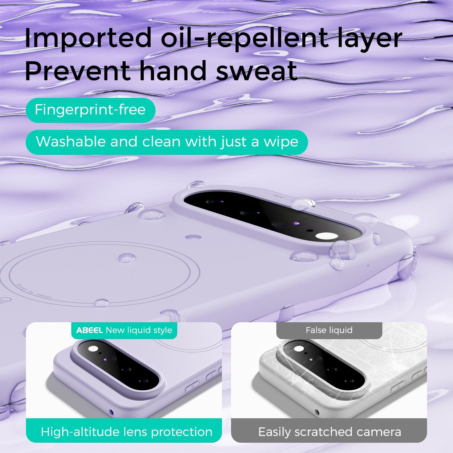 Защитный чехол ABEEL Lyra Skin with MagSafe для Google Pixel 11 - Purple. Фото 4 Защитный чехол ABEEL Lyra Skin with MagSafe для Google Pixel 11 - Purple (425043V). Фото 4 из 7
