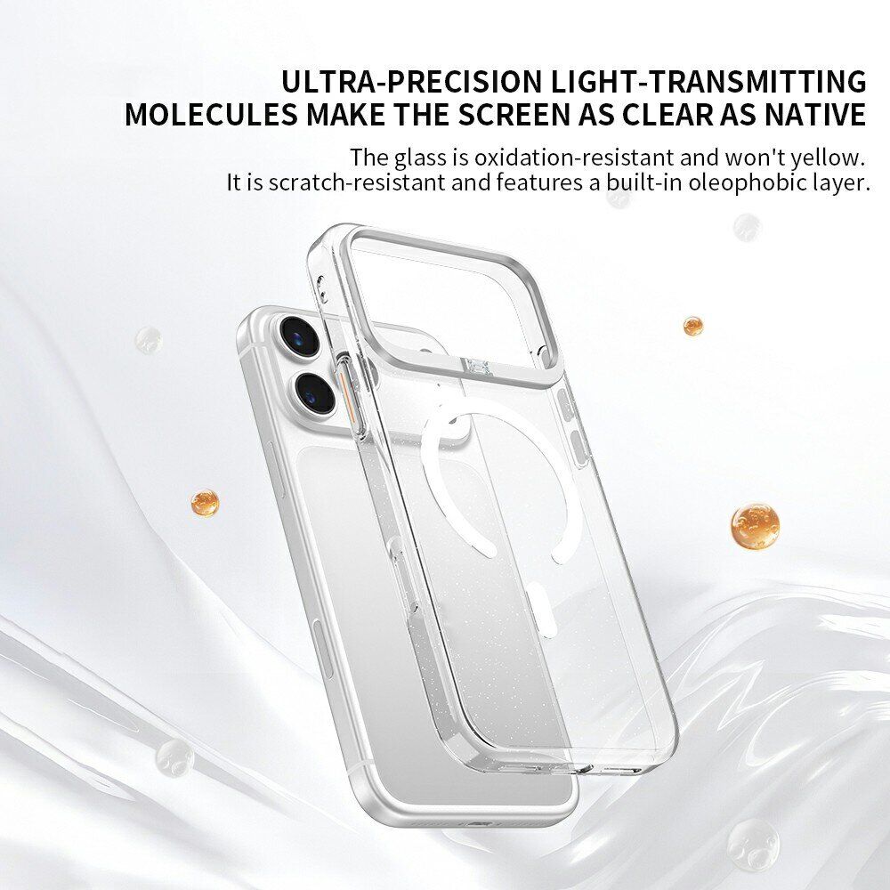 Защитный чехол ZGA Crystal Mag Shine для Apple iPhone 18 Pro Max - Glitter / Silver. Фото 4 Защитный чехол ZGA Crystal Mag Shine для Apple iPhone 18 Pro Max - Glitter / Silver (423897GS). Фото 4 из 10
