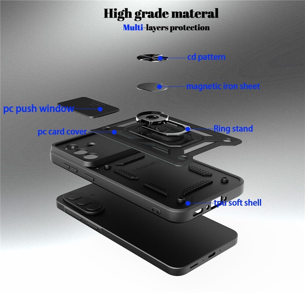 Чехол с защитой камеры Deexe Armor Shield для Samsung Galaxy A27 (A276) - Red. Фото 7 Чехол с защитой камеры Deexe Armor Shield для Samsung Galaxy A27 (A276) - Red (408623R). Фото 7 из 9
