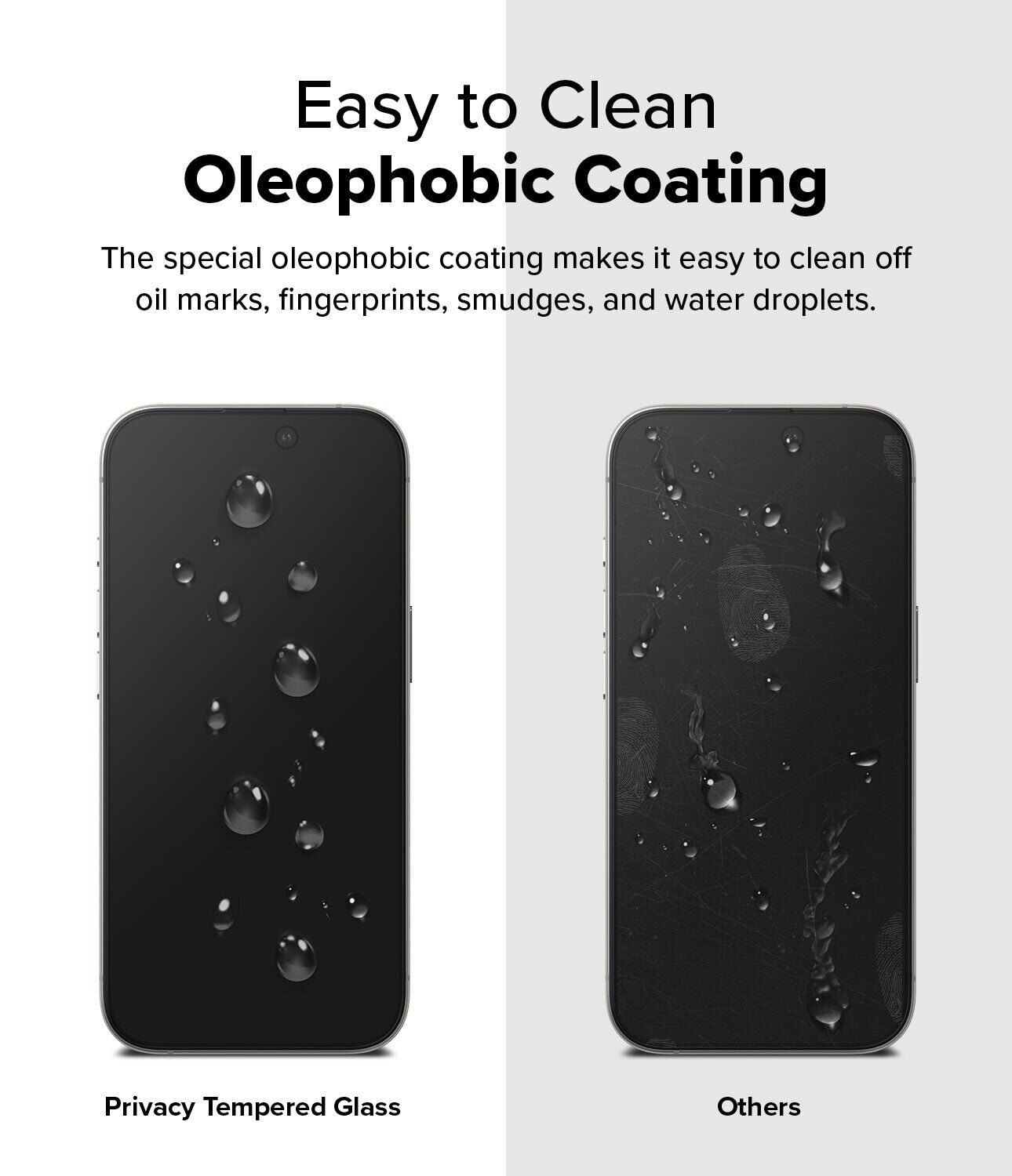 Комплект защитных стекол (2шт) Ringke Easy Slide Privacy для iPhone 16 Pro (8800274960053) - Black. Фото 14 Комплект защитных стекол (2шт) Ringke Easy Slide Privacy для iPhone 16 Pro (8800274960053) - Black (380077B). Фото 14 из 21