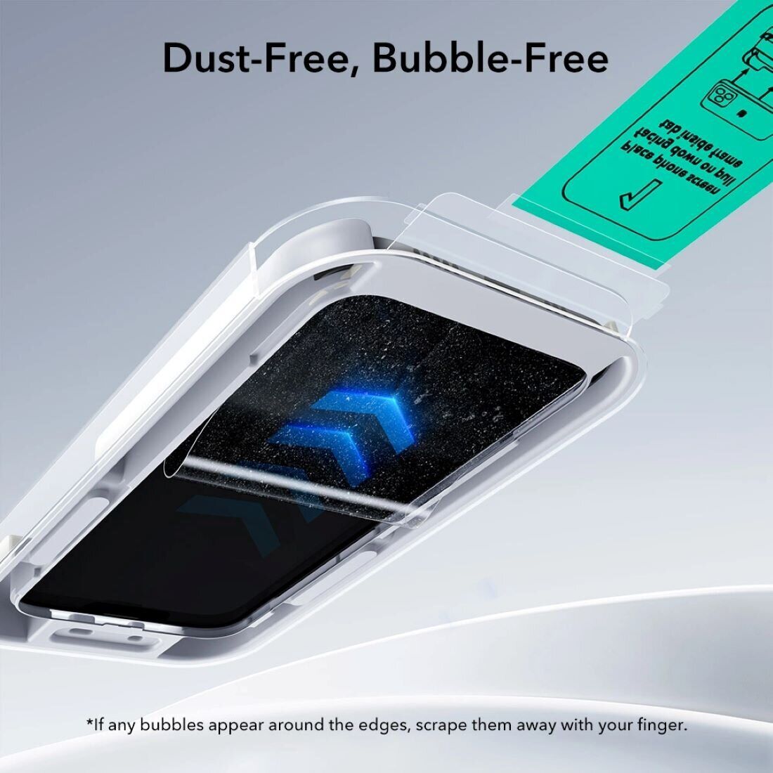 Комплект захисних стекол ESR UltraFit Classic для iPhone Air (4894240287743) - Black. Фото 6 Комплект захисних стекол ESR UltraFit Classic для iPhone Air (4894240287743) - Black (390860B). Фото 6 з 7