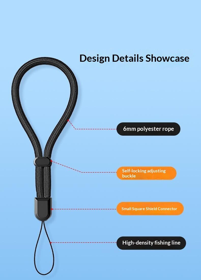 Ремінець для смартфону Reframe Guard Strap - Black. Фото 7 Ремінець для смартфону Reframe Guard Strap - Black (983031B). Фото 7 з 9