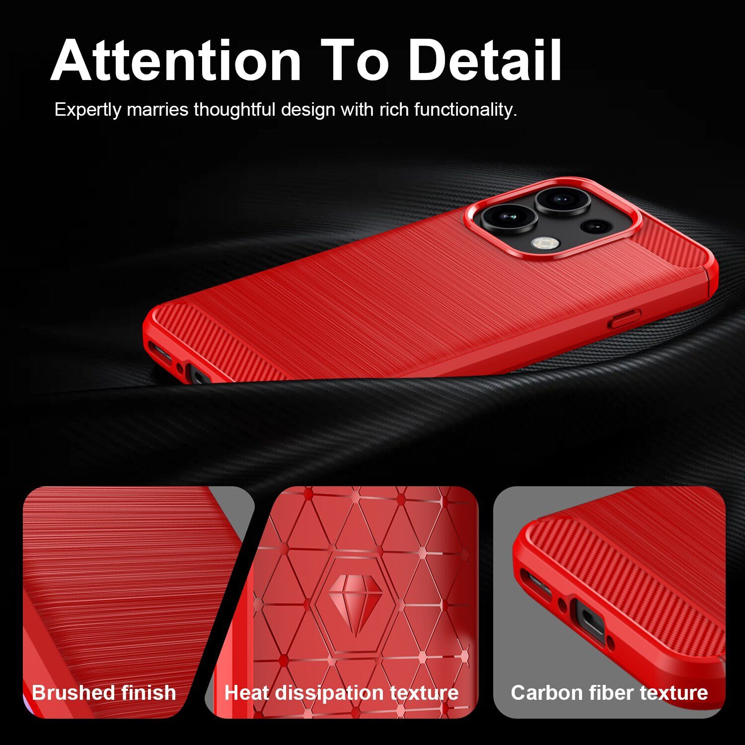 Силиконовый (TPU) чехол UniCase Carbon для OPPO Reno 16 F/FS - Blue. Фото 6 Силиконовый (TPU) чехол UniCase Carbon для OPPO Reno 16 F/FS - Blue (413412L). Фото 6 из 9