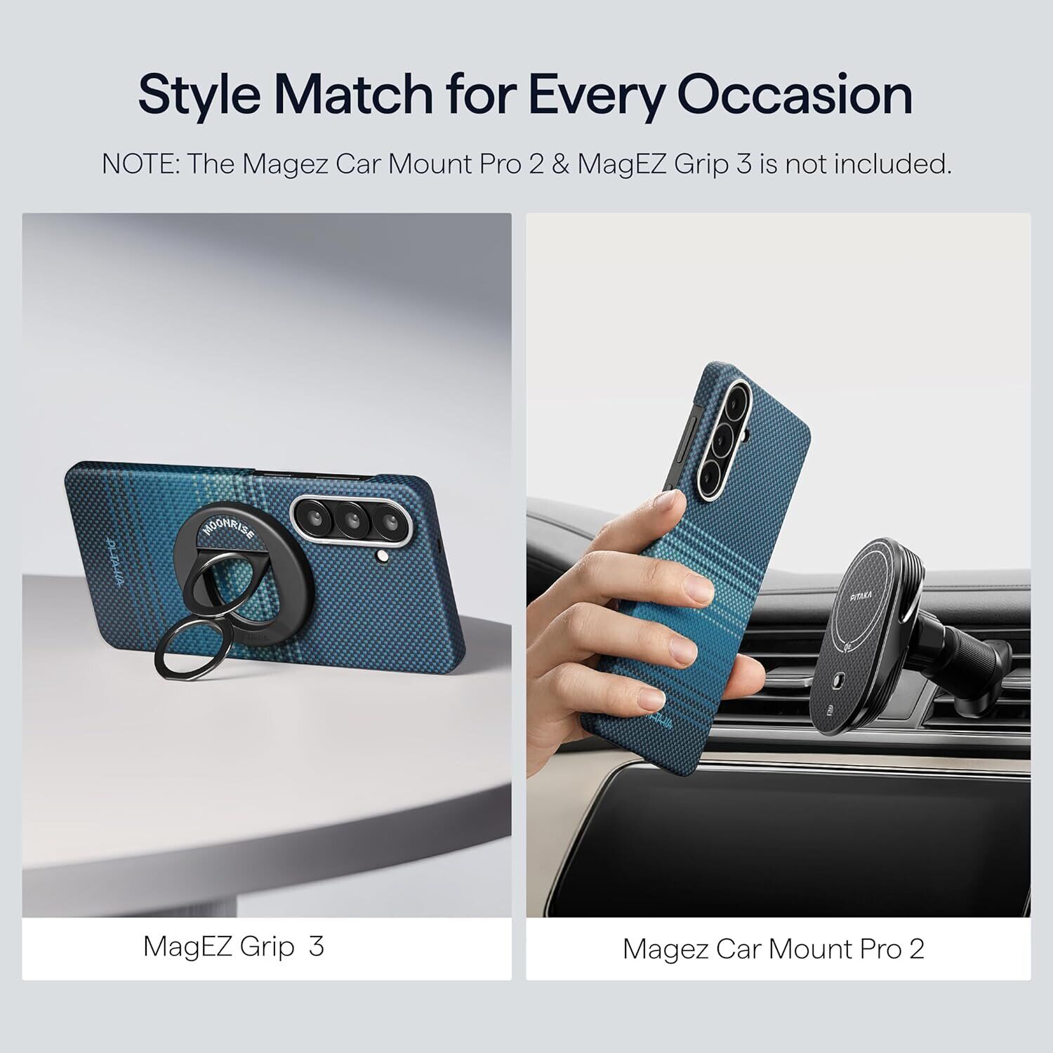 Ультратонкий чехол Pitaka Edge Case для Samsung Galaxy S26 Plus (S947) KS2602S - Moonrise. Фото 16 Ультратонкий чехол Pitaka Edge Case для Samsung Galaxy S26 Plus (S947) KS2602S - Moonrise (407055L). Фото 16 из 17