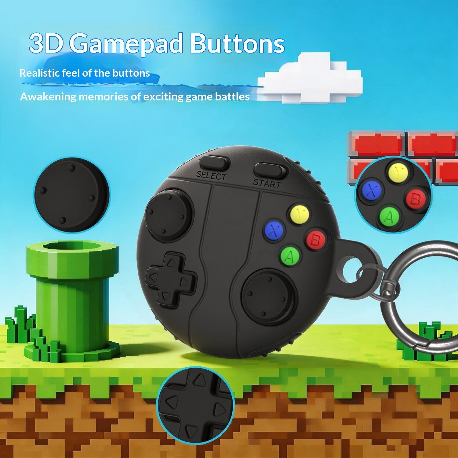 Захисний чохол Deexe Gamepad Clip для Apple AirTag - Pink. Фото 3 Захисний чохол Deexe Gamepad Clip для Apple AirTag - Pink (274030P). Фото 3 з 6