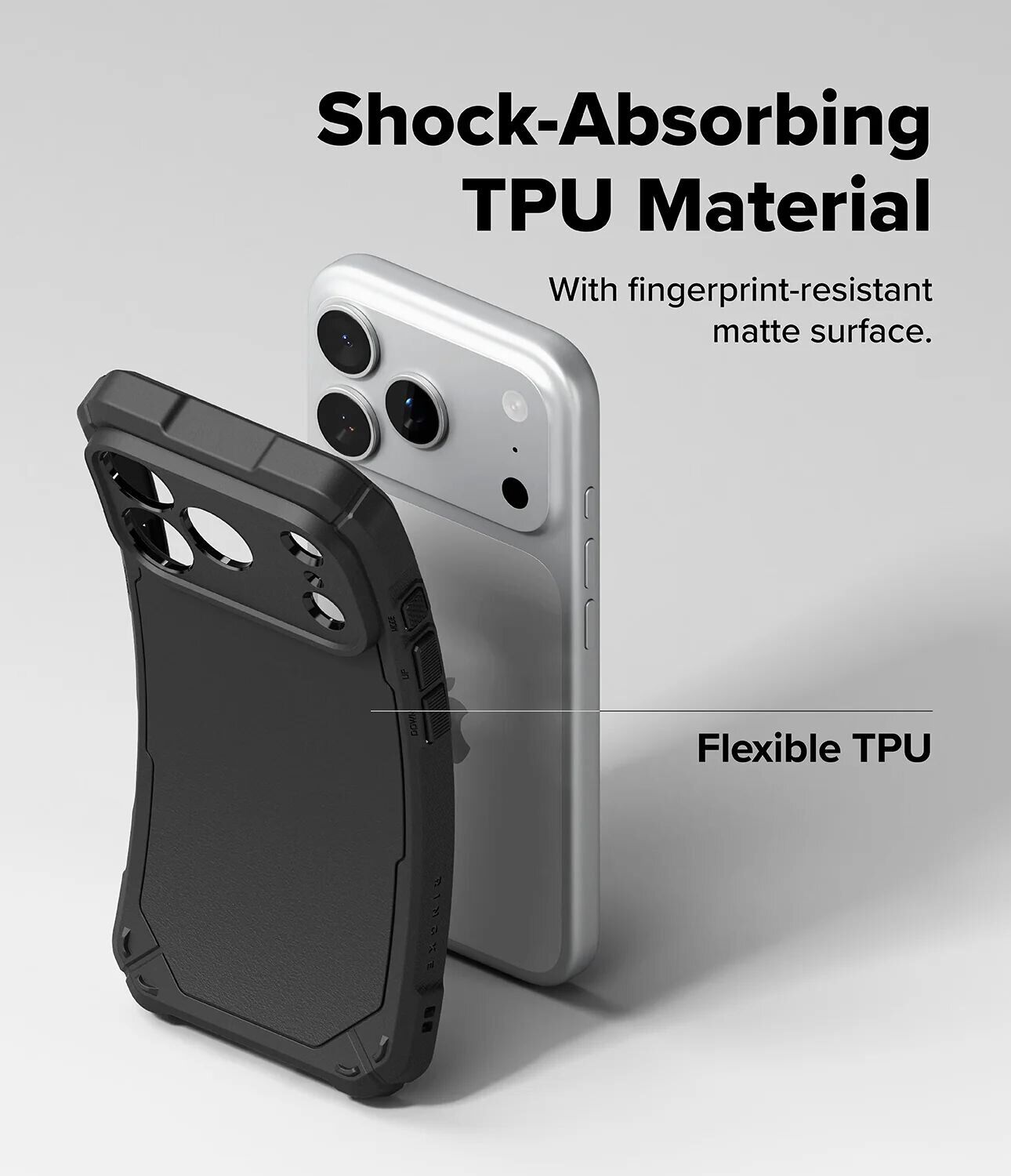Защитный чехол Ringke Rugged Gear для iPhone 18 Pro (8800380463264) - Black. Фото 5 Защитный чехол Ringke Rugged Gear для iPhone 18 Pro (8800380463264) - Black (423774B). Фото 5 из 14